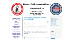 Desktop Screenshot of local29blasters.com