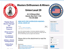 Tablet Screenshot of local29blasters.com